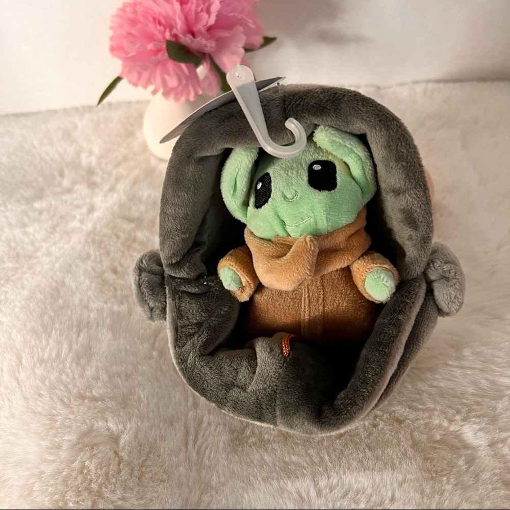Pet Toy Baby Yoda on a Cradle